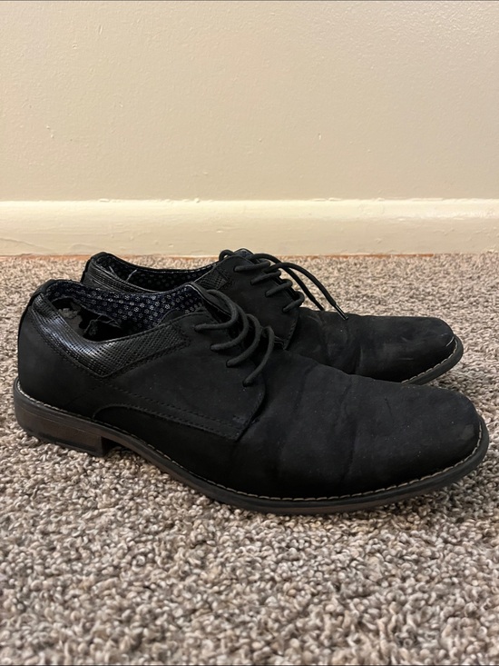 Other - Men's Black Lace-Up Dress Shoes Perry Ellis